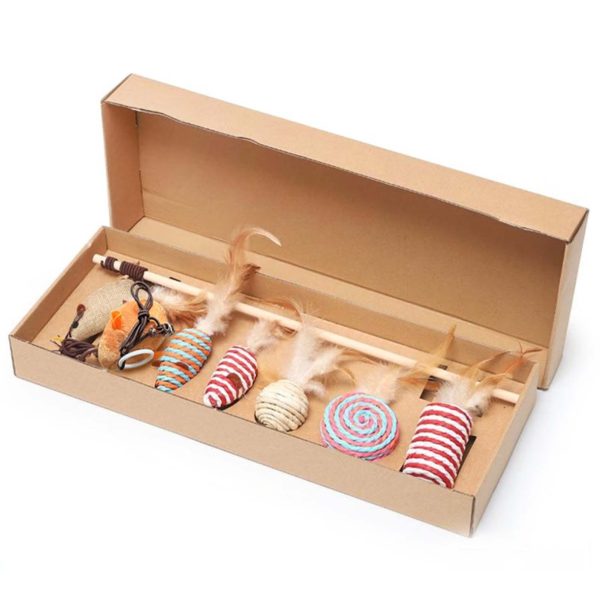 Cat Teasing Stick Set